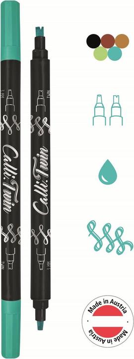 Immagine prodotto Online CALLI BRUSH TWIN - Penna in fibra (Multicolore, 5 x)