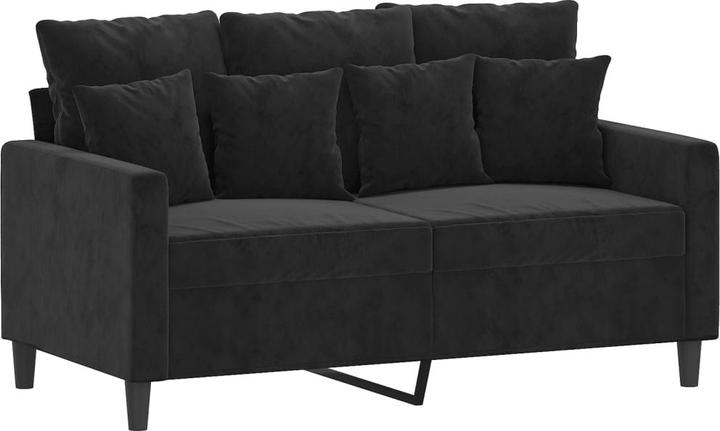 Immagine prodotto VidaXL Set di divani Cuscino Poltrona Divano Divano Design Divano 4 pezzi in velluto nero (3 posti)