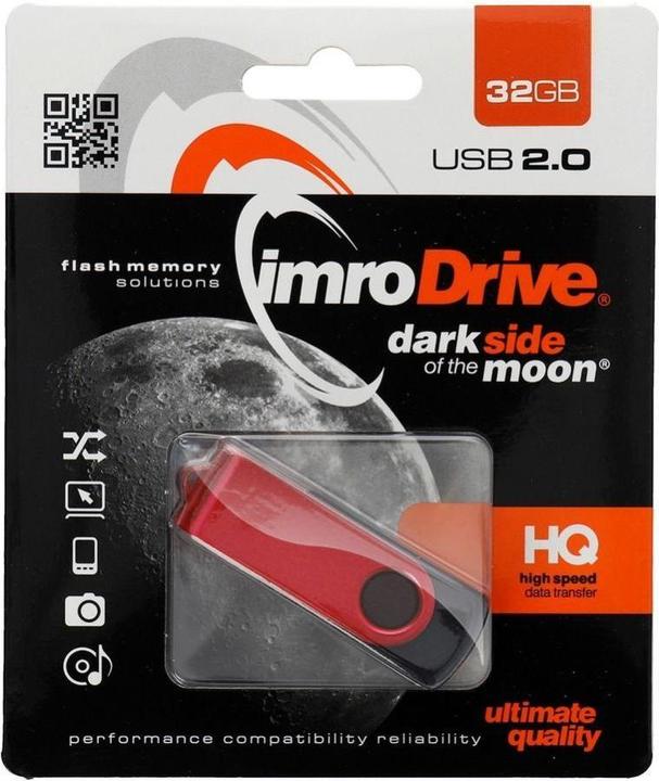 Actual product image IMRO USB flash drive AXIS / 32G USB (32 GB, USB 2.0, red) (32 GB, USB 2.0)