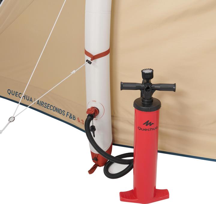Produktbild Quechua Airsecond 6.3 Fresh And Black (Aufblasbares Zelt, 25.50 kg, 6 Personen)