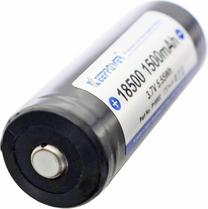 Image du produit Keeppower Batterie protégée 18500 (1 pcs, 18500, 1500 mAh)