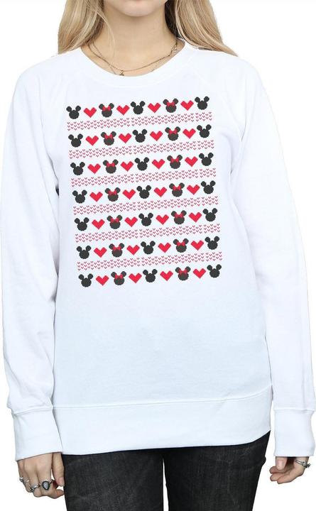 Immagine prodotto Disney Mickey And Minnie Christmas Hearts Felpa Donna (XXL)