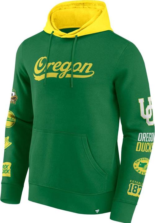 Produktbild Fanatics Oregon Ducks NCAA Sleeve Patches Hoody - M (M)