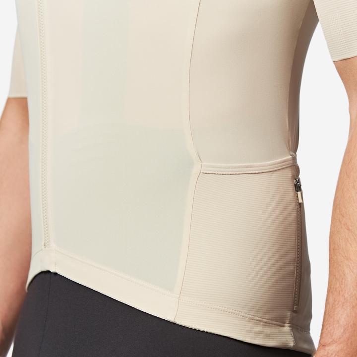 Actual product image Van rysel Radtrikot kurzarm Sommer Rennrad EDR Ultra beige (S)