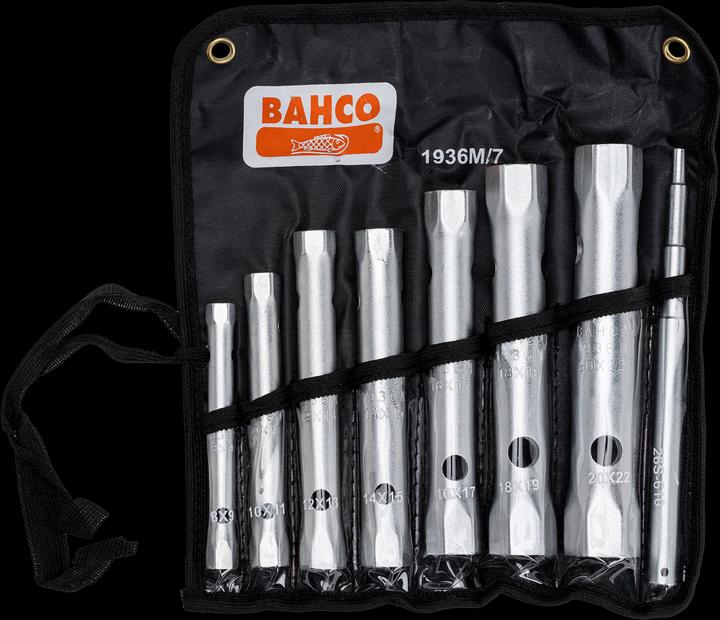 Produktbild Bahco Satz Sechskant-Rohrsteckschlüssel-Satz Nr. 1936 M (19 mm, 22 mm, 17 mm, 11 mm, 15 mm, 9 mm, 13 mm)