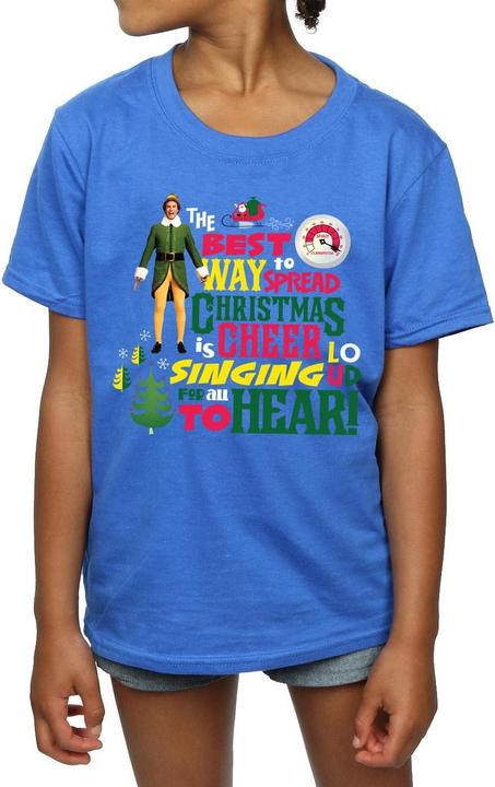 Immagine prodotto Elf Christmas Cheer Maglietta Ragazze (152, 158)