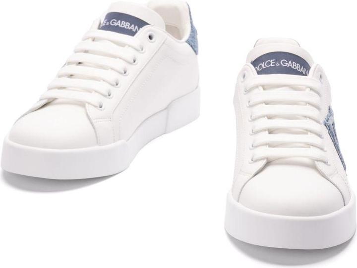 Produktbild Dolce & Gabbana portofino light in leather white and light blue (37)