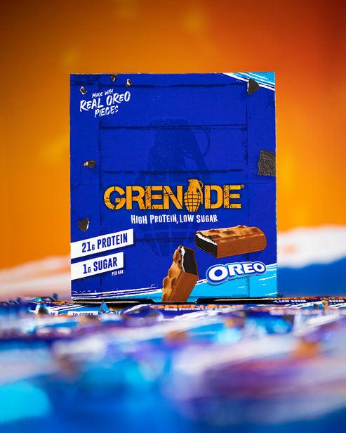 Actual product image Grenade High Protein Bar Oreo (Chocolate, 1 pcs., 60 g)