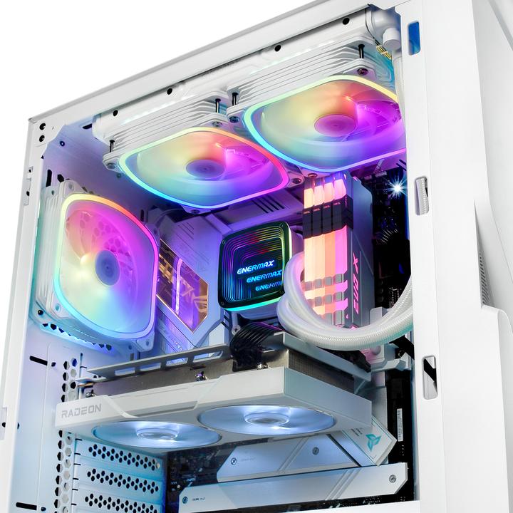 Image du produit Enermax AQUAFUSION ADV ARGB Snow White 240 AIO CPU Watercooling Intel LGA1700 AM5 Ready,250W+ TDP