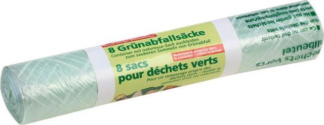 Naturesse Sacchetti per rifiuti verdi (8 x, 240 l)