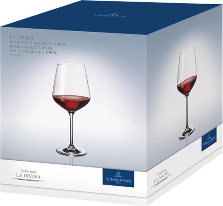 Produktbild Villeroy & Boch Wasser-/Bordeaux-Kelch (25 cl, 4 Gläser, Rotweingläser)