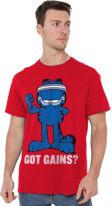 Actual product image Garfield Mens Got Gains T-Shirt (M)