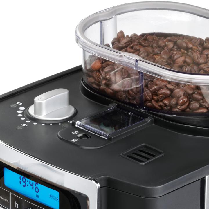 Immagine prodotto Princess 249402 Caffettiera Grind and Brew DeLuxe - Caffettiera a filtro - 1,25 l - Gema...