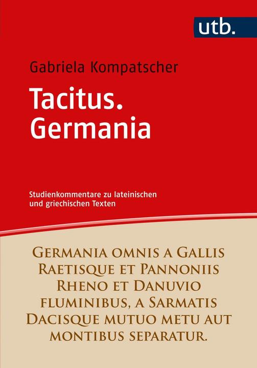 Produktbild Tacitus. Germania (Deutsch, Gabriela Kompatscher-Gufler, 2024)