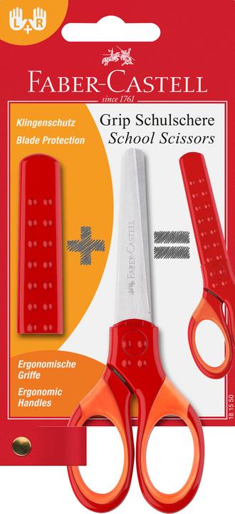 Actual product image Faber-Castell Grip school scissors (20 cm)