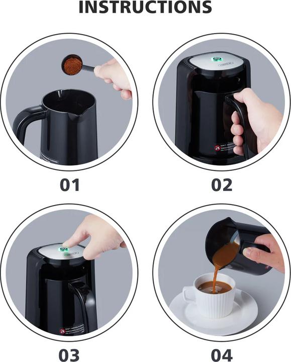 Productafbeelding HiBREW H9 Turks koffiezetapparaat (0.25 l)