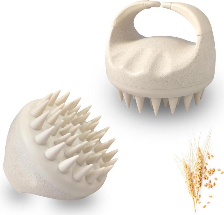 Quick Aid Massage & Care Brush aus Weizenstroh