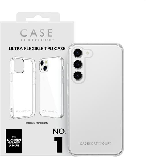 Case FortyFour No.1 Custodia Flexi A34 5G trasparente (Samsung Galaxy A34 5G)