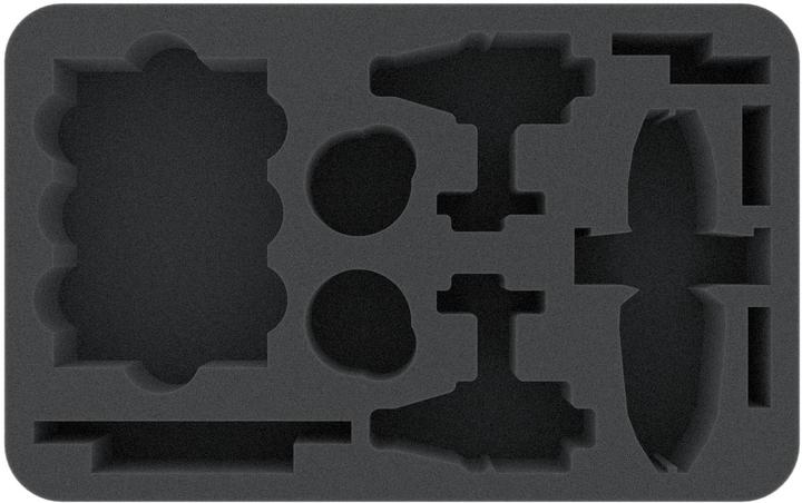 Immagine prodotto Feldherr HSMFAU050BO - Intarsio in schiuma per Star Wars Armada: 2 navi da carico spaziali del (Schiuma solida)