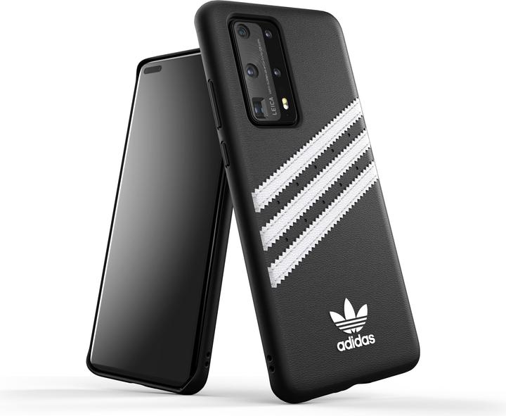 Produktbild adidas Back Cover Moulded PU Huawei P40 Pro Schwarz (Huawei P40 Pro)