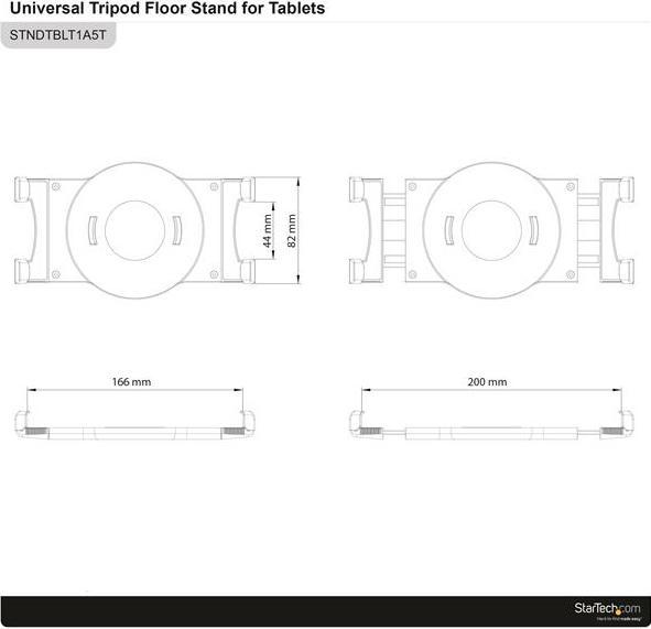 Immagine prodotto StarTech Cavalletto da pavimento per tablet