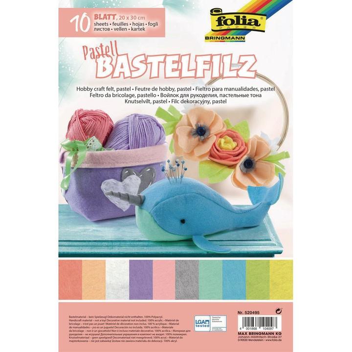 Actual product image Folia Felt craft kit