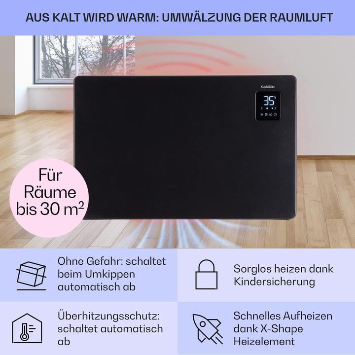Actual product image Klarstein Electric heater, 1500 W (1500 W)