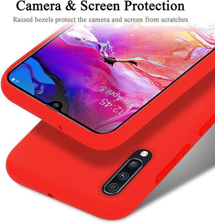 Immagine prodotto Cadorabo Copertura della cassa del silicone liquido TPU (Samsung Galaxy A70, Samsung Galaxy A70S)