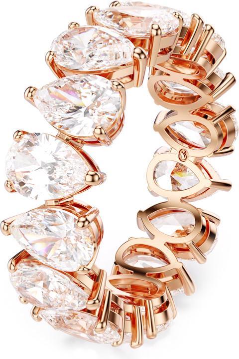 Produktbild Swarovski Matrix Vittore Ring Tropfenschliff Weiss Roségold (58)