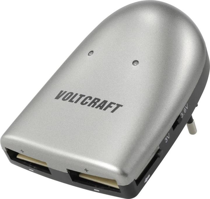 Produktbild Voltcraft Knopfzellen-Ladegerät (1 Stk., Ladegerät ohne Akku)