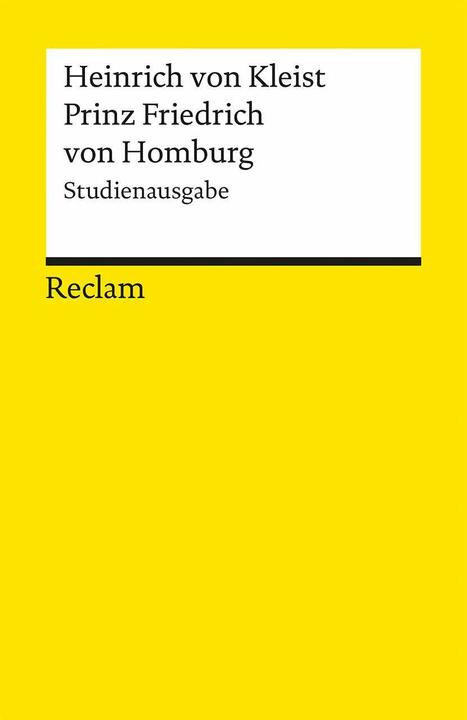 Immagine prodotto Prinz Friedrich von Homburg (Tedesco, Enrico von Kleist, 2011)