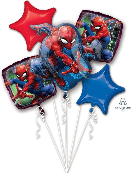 Immagine prodotto Anagram Bouquet di palloncini di compleanno Spiderman