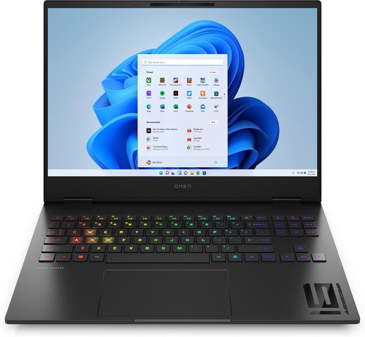 Actual product image HP Omen Transcend 16-u1195ng (16", Intel Core i9-14900HX, 32 GB, 1000 GB, DE)