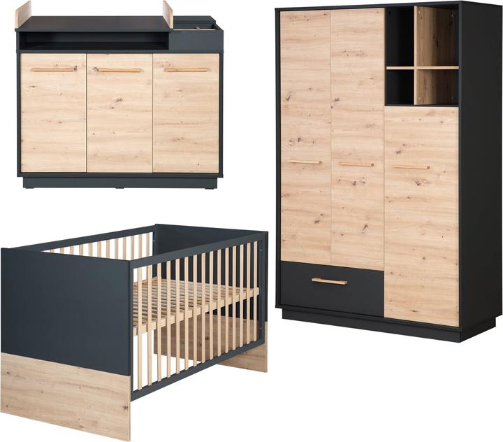 Produktbild Roba Lenn (Wickelkommode, Babybett, Kinderkleiderschrank)