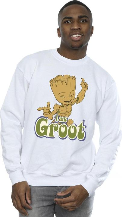 Actual product image Guardians of the Galaxy Mens Groot Dancing Sweatshirt (L)