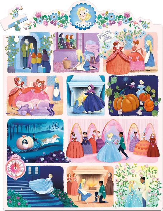 Immagine prodotto Djeco Puzzle della storia di Cenerentola 54 pezzi (54 pezzi)