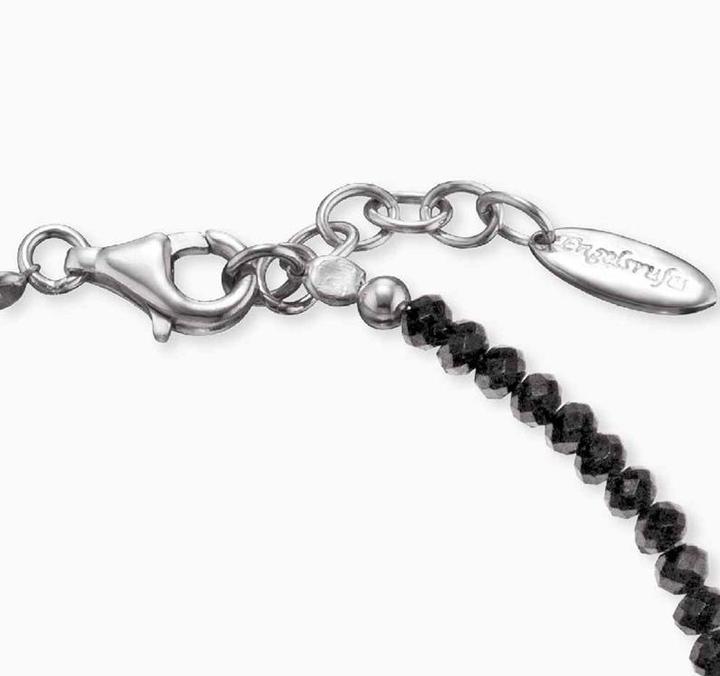 Immagine prodotto Engelsrufer Bracciale in spinello nero (18 cm, Pietra)