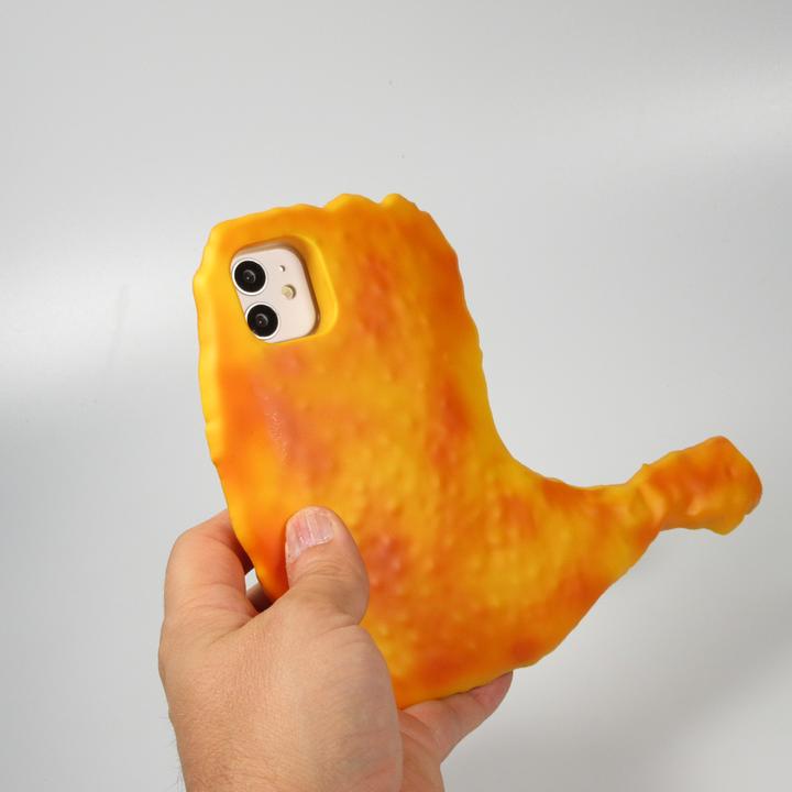 Actual product image PhoneLook Coque Coque amusante 3D cuisse de poulet (Apple iPhone 11)