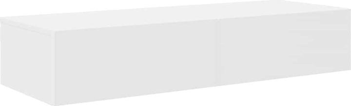 Produktbild VidaXL Wandregal mit Schubladen Weiss 100x36x19 cm Holzwerkstoff