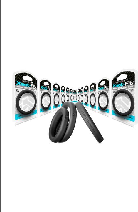 Actual product image PerfectFitBrand #20 Xact-Fit Cockring 2-Pack (5.10 cm)