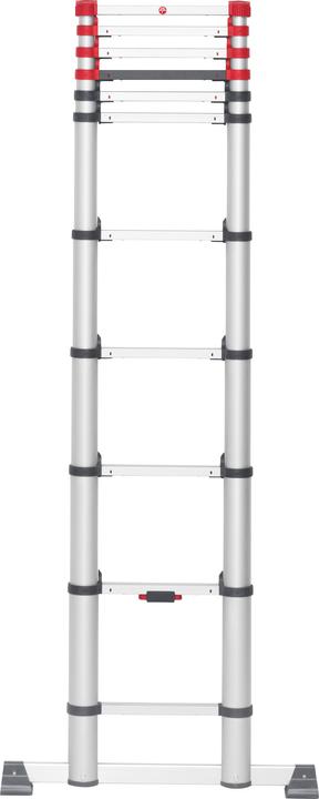 Produktbild Hailo FlexLine, Alu-Sicherheits-Teleskopleiter, 11 Sprossen (Anlegeleiter, 99 cm)