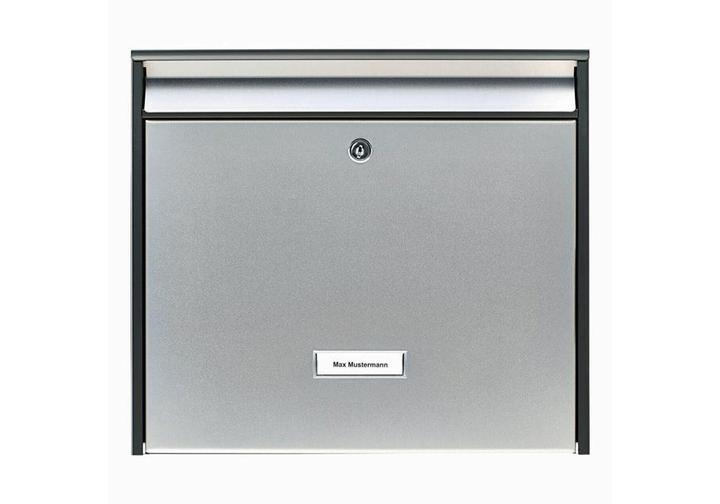 Produktbild Burg Wächter Briefkästen Oxford 6877 black&steel