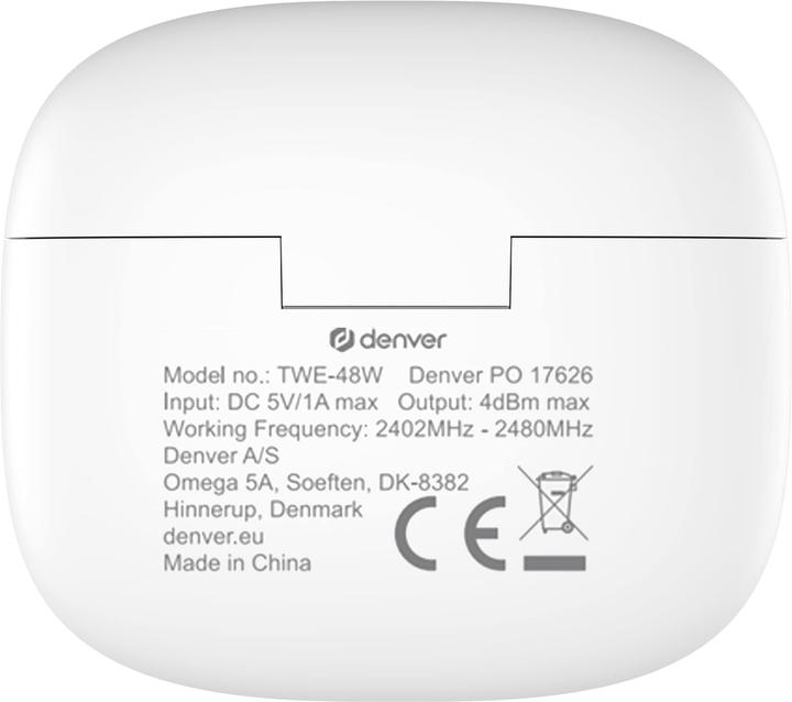 Immagine prodotto Denver TWE-48 (6 h, Senza fili)