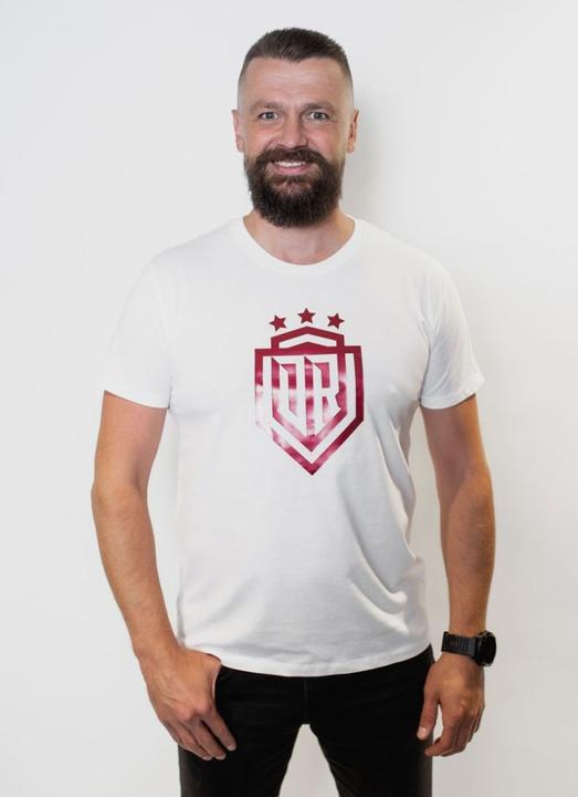 Dinamo Men's T-SHIRT XL «» WITH RED METALLIC PRINTING (XL)
