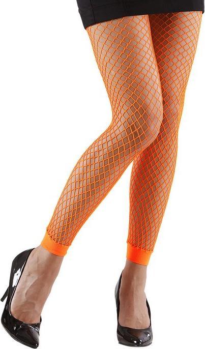 Widmann 80er Jahre - Netzleggings Neon orange