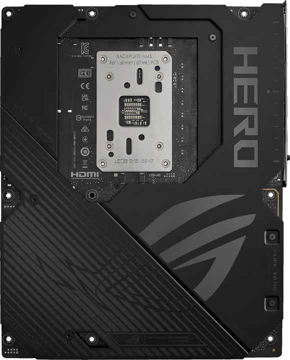 Actual product image ASUS Rog Crosshair X870e Hero (AM5, AMD X870E, ATX)