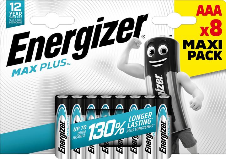 Actual product image Energizer Max Plus (8 pcs., AAA, 1200 mAh)