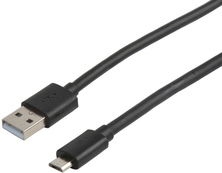 Actual product image Cirafon SYNC/CHARGE CABLE MICRO USB 0.15M - BLACK (0.15 m, USB 2.0)