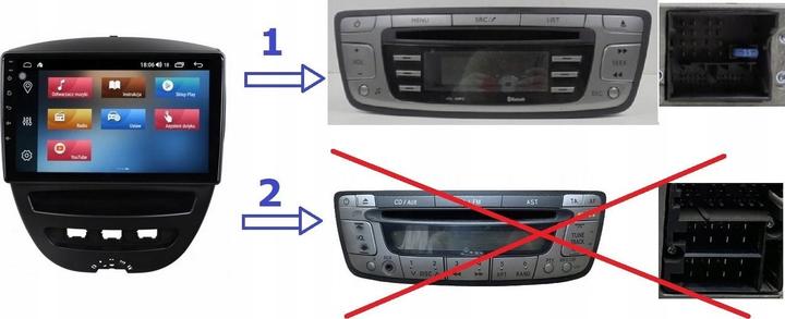 Actual product image No Name RADIO GPS NAVIGATION CITROEN C1 2005-2014 ANDROID (9")