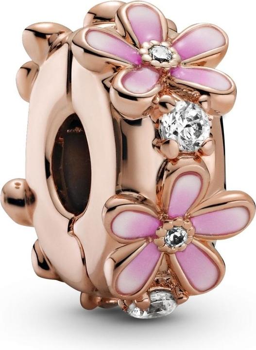 Actual product image Pandora Daisy Flower (Rose gold, Enamel)
